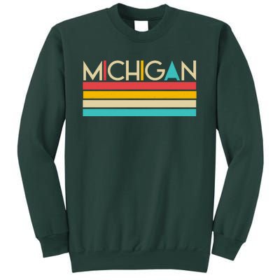 Retro Colors Michigan Sweatshirt