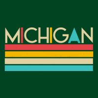 Retro Colors Michigan Sweatshirt