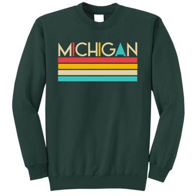 Retro Colors Michigan Tall Sweatshirt