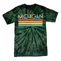 Retro Colors Michigan Tie-Dye T-Shirt