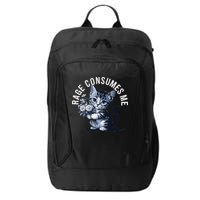 Rage Consumes Me Funny Cat Meme City Backpack