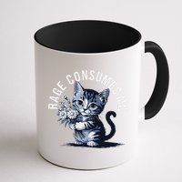 Rage Consumes Me Funny Cat Meme Mug