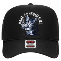 Rage Consumes Me Funny Cat Meme Hat