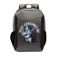 Rage Consumes Me Funny Cat Meme Vector Backpack