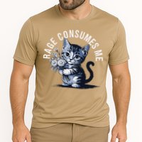Rage Consumes Me Funny Cat Meme Cooling Performance Crew T-Shirt
