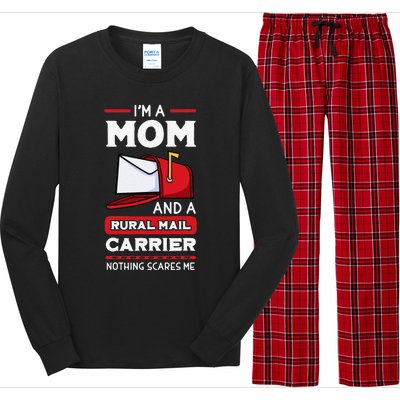 Rural Carriers Mom Mail Postal Worker Mother's Day Postman Long Sleeve Pajama Set