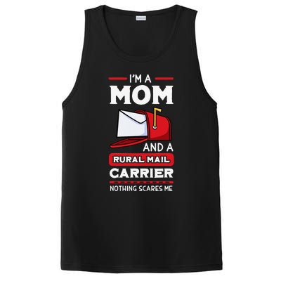 Rural Carriers Mom Mail Postal Worker Mother's Day Postman PosiCharge Competitor Tank