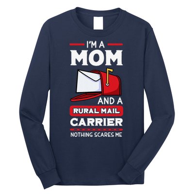 Rural Carriers Mom Mail Postal Worker Mother's Day Postman Long Sleeve Shirt