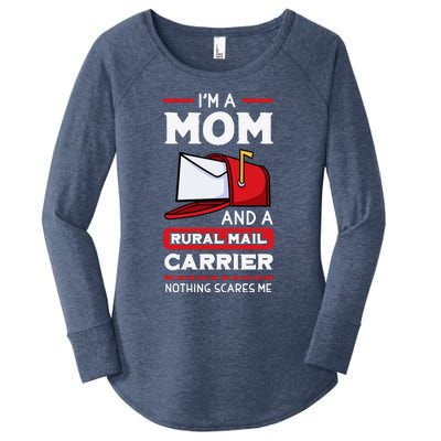 Rural Carriers Mom Mail Postal Worker Mother's Day Postman Women's Perfect Tri Tunic Long Sleeve Shirt