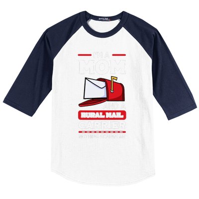 Rural Carriers Mom Mail Postal Worker Mother's Day Postman Baseball Sleeve Shirt