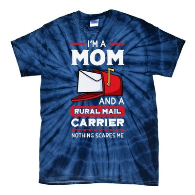 Rural Carriers Mom Mail Postal Worker Mother's Day Postman Tie-Dye T-Shirt