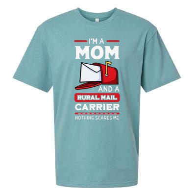 Rural Carriers Mom Mail Postal Worker Mother's Day Postman Sueded Cloud Jersey T-Shirt