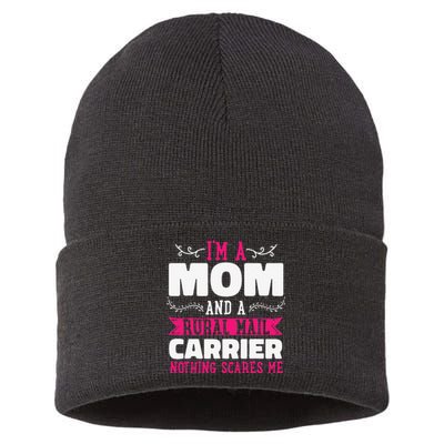 Rural Carriers Mom Mail Postal Worker Postman Mother's Day Sustainable Knit Beanie