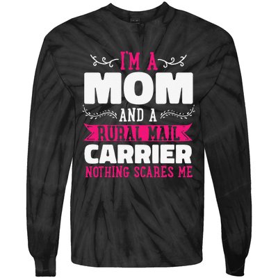 Rural Carriers Mom Mail Postal Worker Postman Mother's Day Tie-Dye Long Sleeve Shirt