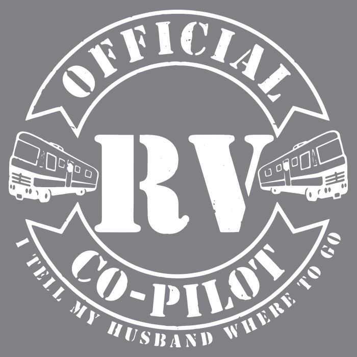 RV CoPilot Motorhome Camping Retirement Adventure Long Sleeve Shirt