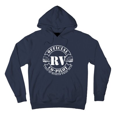 RV CoPilot Motorhome Camping Retirement Adventure Hoodie