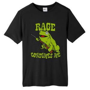 Rage Consumes Me Meme Oddly Specific Memes Funny Memes Frog Tall Fusion ChromaSoft Performance T-Shirt