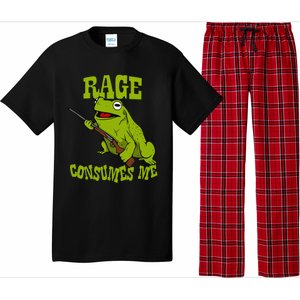 Rage Consumes Me Meme Oddly Specific Memes Funny Memes Frog Pajama Set