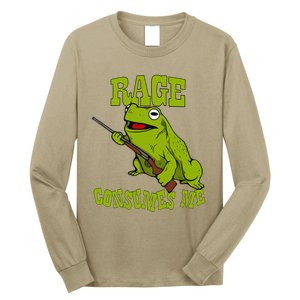 Rage Consumes Me Meme Oddly Specific Memes Funny Memes Frog Long Sleeve Shirt