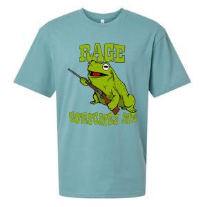 Rage Consumes Me Meme Oddly Specific Memes Funny Memes Frog Sueded Cloud Jersey T-Shirt