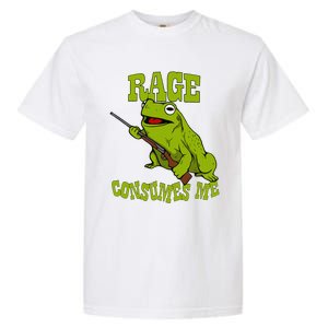 Rage Consumes Me Meme Oddly Specific Memes Funny Memes Frog Garment-Dyed Heavyweight T-Shirt