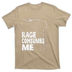 Rage Consumes Me Funny Cat Meme T-Shirt