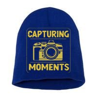 Retro Capturing Mots Photographer Camera Meaningful Gift Short Acrylic Beanie