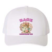 Rage Consumes Me Funny Kitten Cat Mental Health Meme Retro Yupoong Adult 5-Panel Trucker Hat