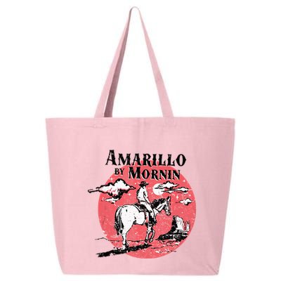 Retro Country Music Amarillo By Morning Western Cowboy Gift 25L Jumbo Tote