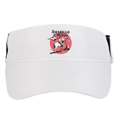 Retro Country Music Amarillo By Morning Western Cowboy Gift Adult Drive Performance Visor