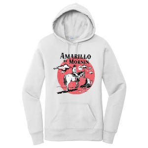 Retro Country Music Amarillo By Morning Western Cowboy Gift Women's Pullover Hoodie