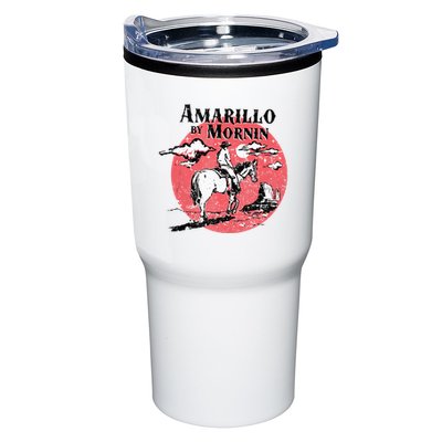Retro Country Music Amarillo By Morning Western Cowboy Gift Tumbler
