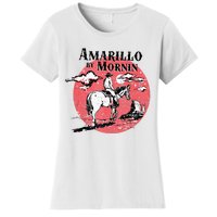 Retro Country Music Amarillo By Morning Western Cowboy Gift Women's T-Shirt