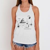 Rage Consumes Me Frog Funny Women's Knotted Racerback Tank