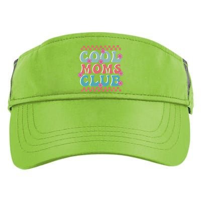 Retro Cool Moms Club Mothers Day Adult Drive Performance Visor