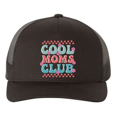 Retro Cool Moms Club Mothers Day Yupoong Adult 5-Panel Trucker Hat