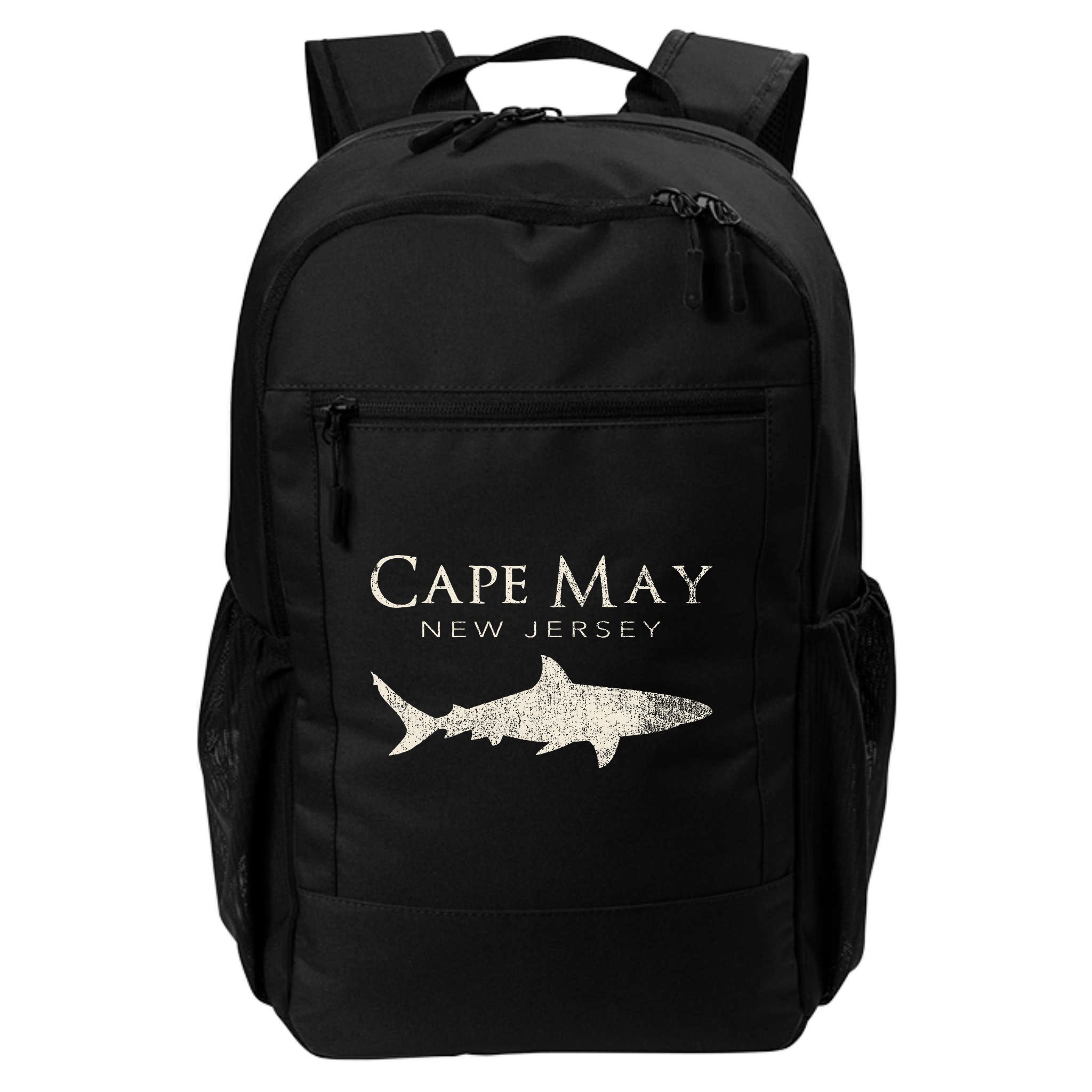 Retro Cape May Nj Shark Backpack