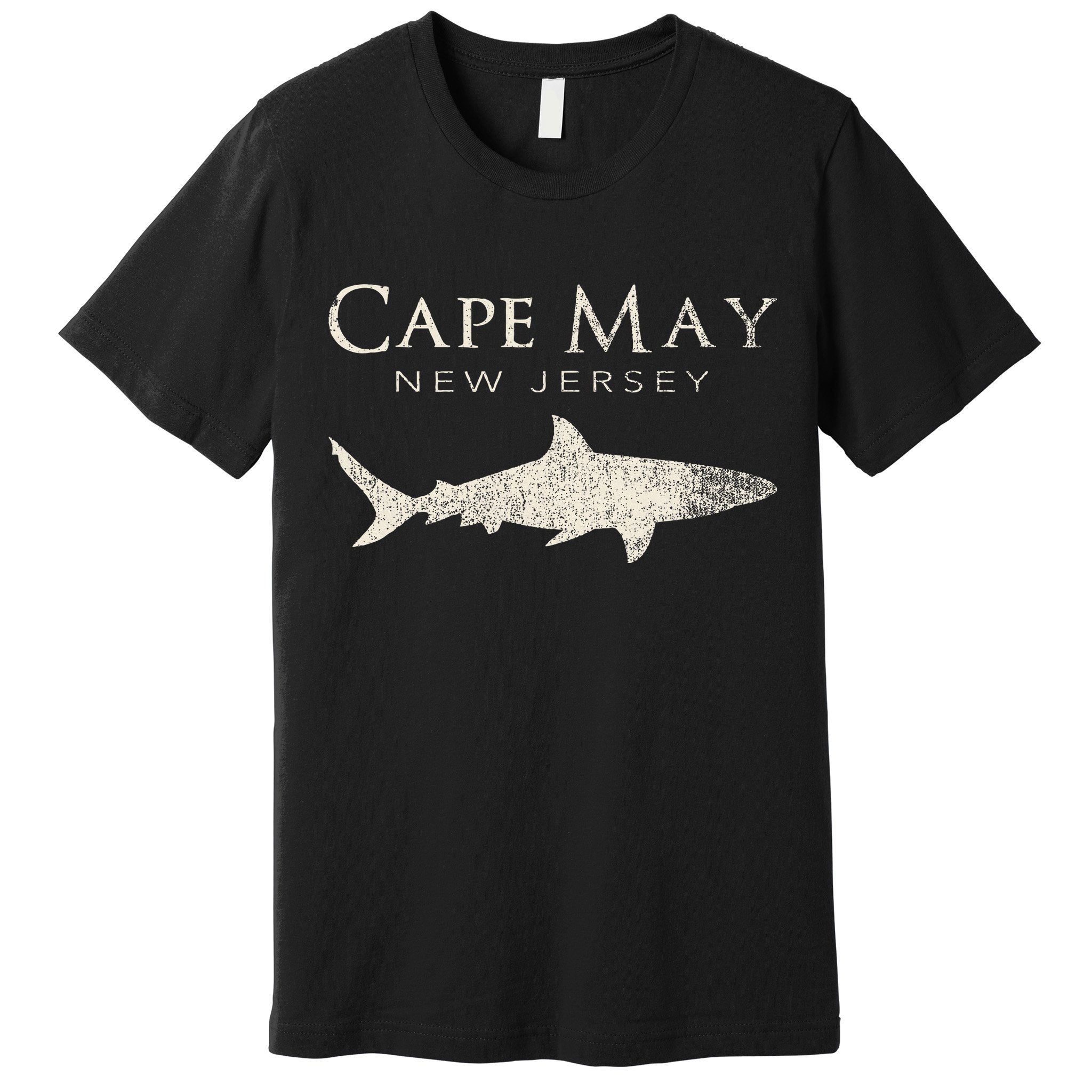 Retro Cape May Nj Shark Premium T-Shirt