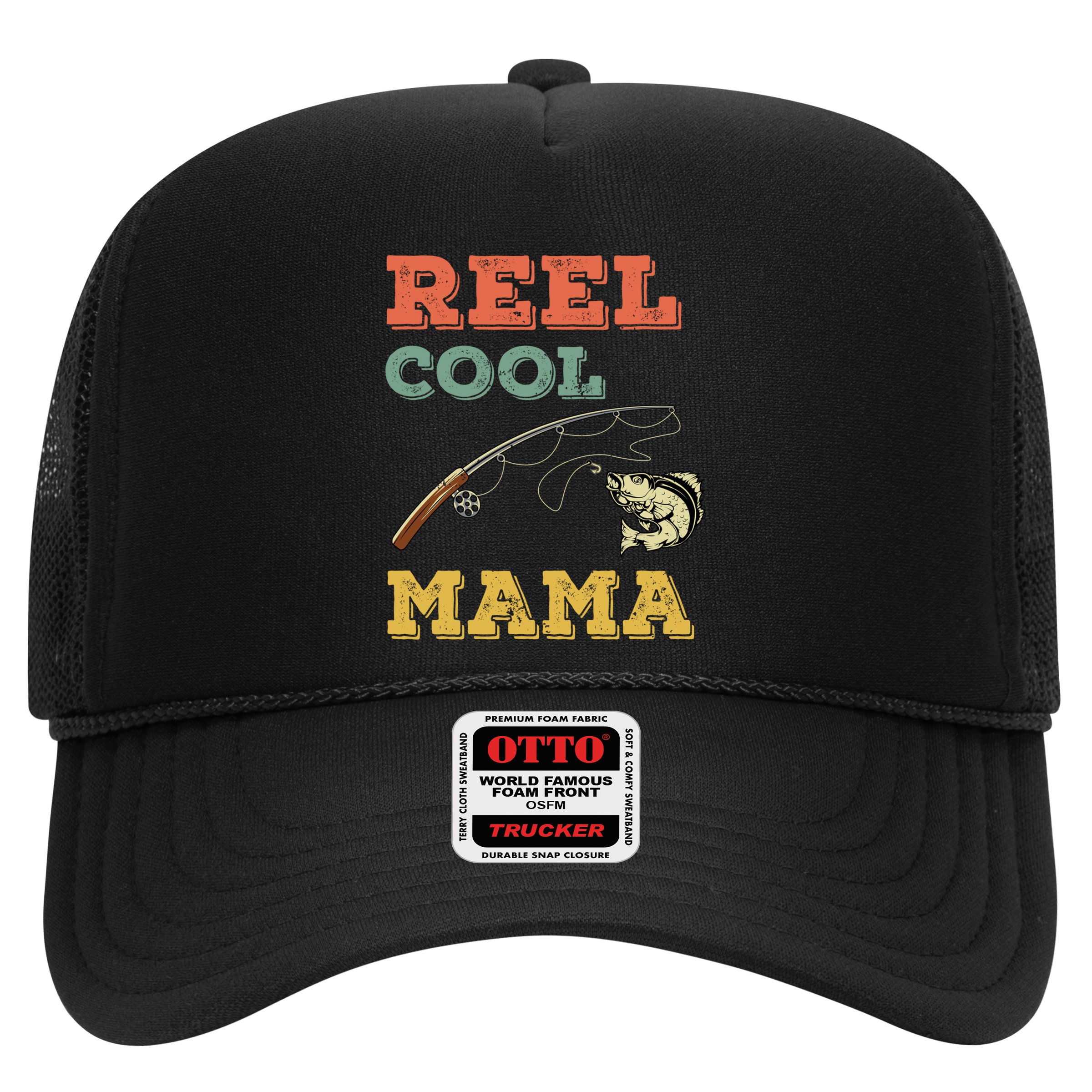 Reel Cool Mama Fisher Walleye Fishing Gift Fish Mom Cute Gift Hat