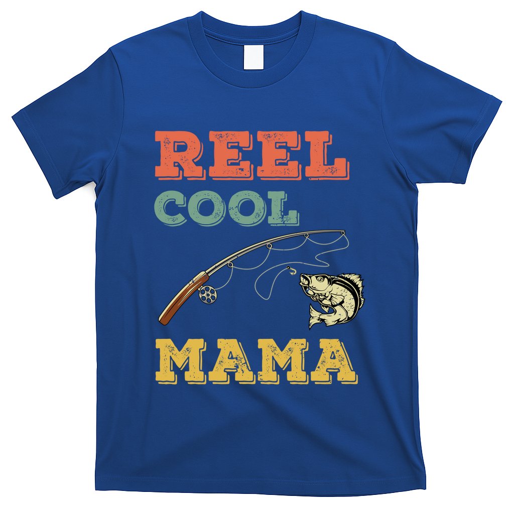 Reel Cool Mama Fisher Walleye Fishing Gift Fish Mom Cute Gift T-Shirt