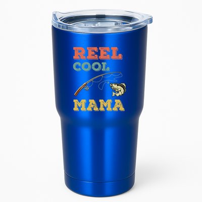 Reel Cool Mama Fisher Walleye Fishing Gift Fish Mom Cute Gift Tumbler