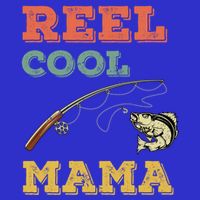 Reel Cool Mama Fisher Walleye Fishing Gift Fish Mom Cute Gift Baby Bodysuit