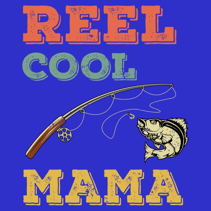 Reel Cool Mama Fisher Walleye Fishing Gift Fish Mom Cute Gift Baby Bodysuit