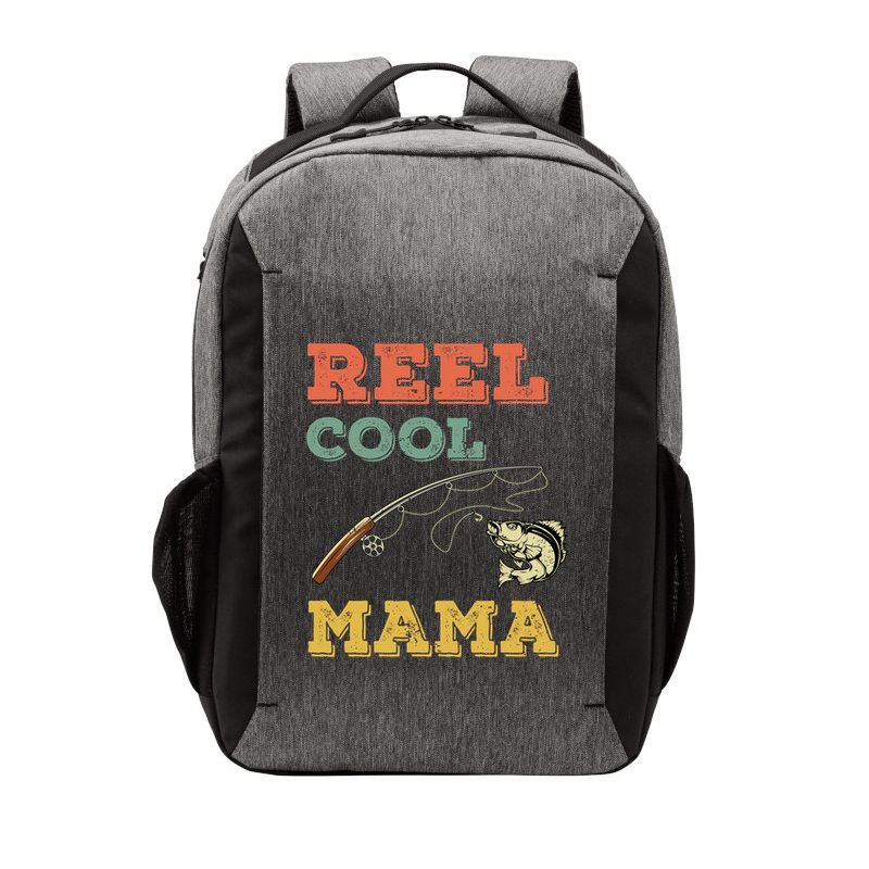 Reel Cool Mama Fisher Walleye Fishing Gift Fish Mom Cute Gift Vector Backpack