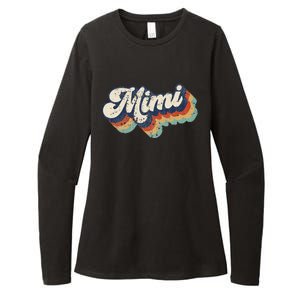 Retro Cute Mimi For Grandma Best Mimi Ever MotherS Day Womens CVC Long Sleeve Shirt