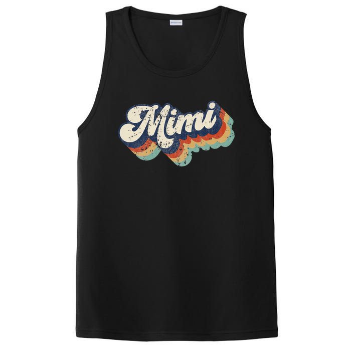 Retro Cute Mimi For Grandma Best Mimi Ever MotherS Day PosiCharge Competitor Tank