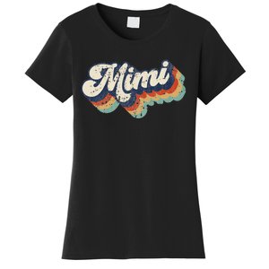 Retro Cute Mimi For Grandma Best Mimi Ever MotherS Day Women's T-Shirt