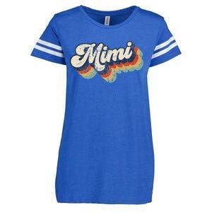 Retro Cute Mimi For Grandma Best Mimi Ever MotherS Day Enza Ladies Jersey Football T-Shirt