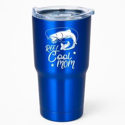 Reel Cool Mom Fathers Day Fishing Mom Cute Gift Tumbler