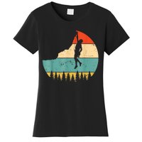 Rock Climbing Mountain Climber Vintage Retro Women's T-Shirt